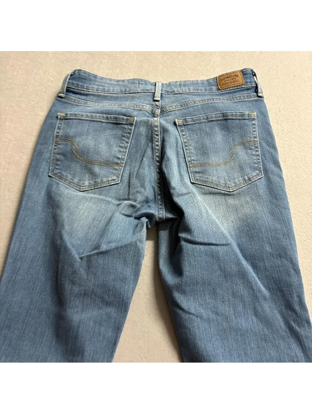 Signature by Levi Strauss Co Womens Mid Rise Bootcut Jeans Size 4M W27 L32 Blue